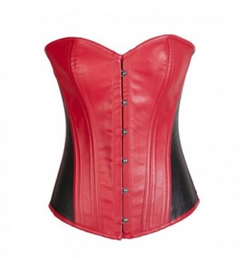 Lotsyle Overbust Leather Corset Bustier M