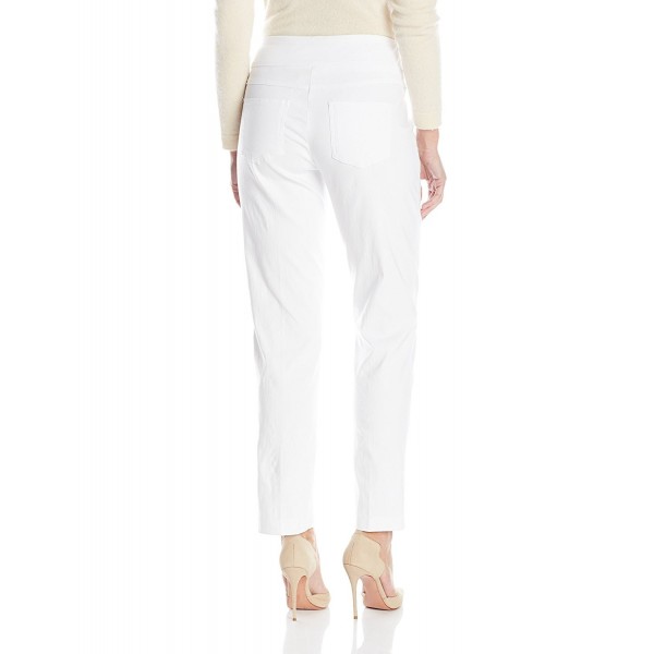 Ruby Rd. Women's Pull-On Solar Millennium Super Stretch Pant - White ...