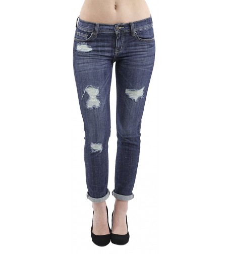 Eunina Relaxed Stretch Jeans Distress